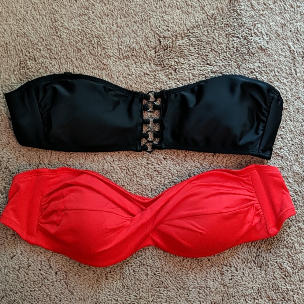 Two swim tops